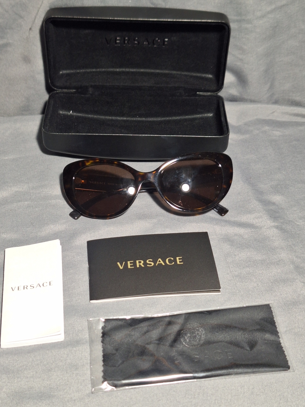 Versace Women’s Brown Tortoiseshell Sunglasses
